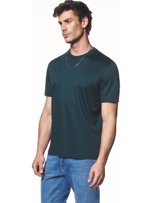 Liwali Modal Karışımlı Kısa Kollu T-Shirt