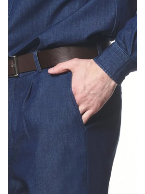 Liwali Yumuşak Dokulu Hafif Denim Pantolon