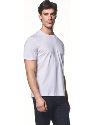Liwali Modal Karışımlı Kısa Kollu T-Shirt