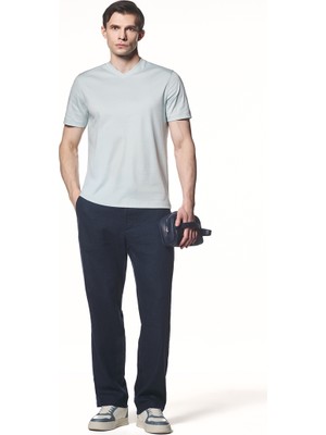 Liwali Modal Karışımlı V Yaka T-Shirt