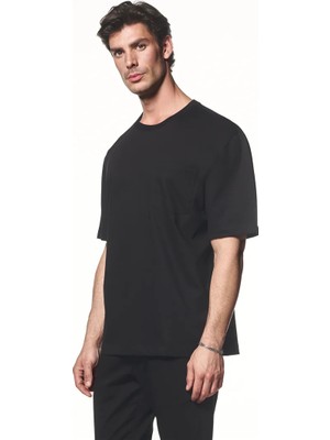 Liwali Cepli Kısa Kollu T-Shirt