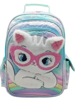 Chimola Chımola Glasses Cat Sırt Çantası 12"