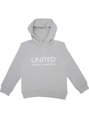 Sisley Benetton Erkek Çocuk Sweatshirt - Gri BNT-B21604
