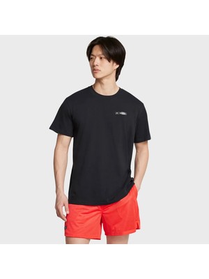 Under Armour Heavyweight Armour Label Erkek Siyah Tişört