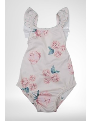 Mayoral Melomel Flower Fırfırlı Pembe Kız Çocuk Mayo