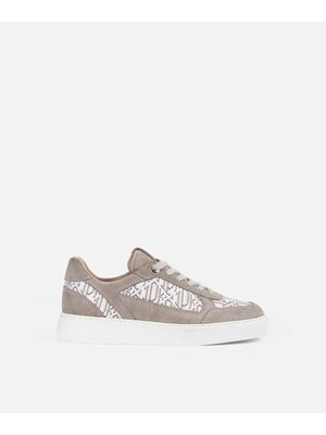 İpekyol Monogram Desen Deri Içerikli Sneaker IW6260062009023