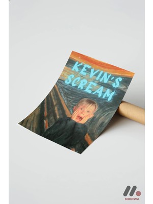 Modiwa Design Çığlık Mashup Poster, Çerçevesiz Yüksek Kalite Duvar Afişi - Motivasyon Hediyesi