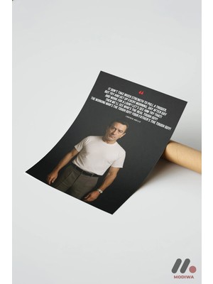 Modiwa Design Film Alıntısı Portre Poster Yüksek Kalite Duvar Afişi - Motivasyon Hediyesi