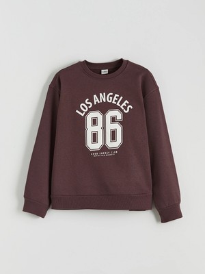 Lc Waikiki Yeni Sezon Los Angeles Baskılı Kız Çocuk Kalın Sweatshirt