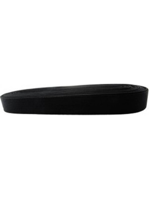 Renas Store Siyah - 2cm Paça Lastik Yassı Geniş 10MT