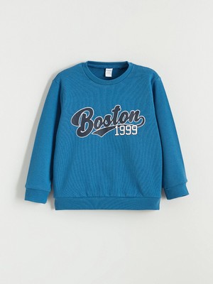 Lc Waikiki Yeni Sezon Yazı Baskılı Erkek Çocuk Sweatshirt