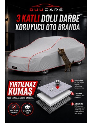 Duucars Proton Persona Uyumlu Duucars 3 Katlı Dolu Koruyucu Oto Branda