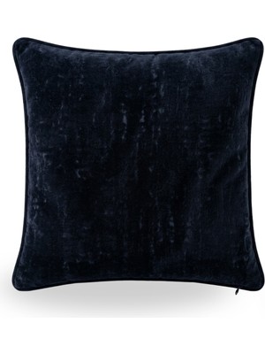 Lidoma Home "loom" Dokulu Kırlent Kılıfı - 45X45 - Koyu Lacivert