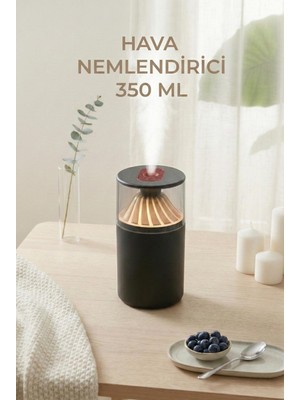 Aesco 350 ml LED Işıklı Hava Nemlendirici & Modern Oda Kokusu Difüzörü