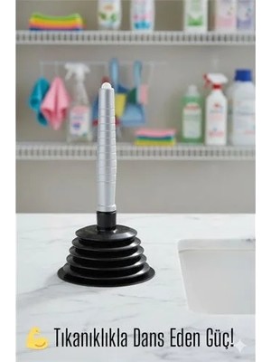 Aesco Prograde Körüklü Lavabo Açıcı Pompa Design 716624