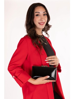 Gondol Kadın Küçük Abiye El Çantası SHB.1061 Siyah