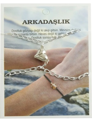 Marsilyan Kalp Mıknatıslı Bileklik 2 Adet