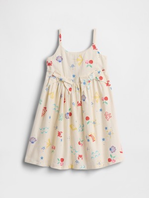 Gap Kız Bebek Krem Fiyonk Elbise
