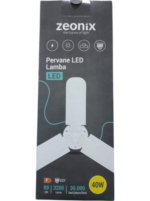 Aesco Zeonix 40W 3 Kanatlı Pervane Ampul