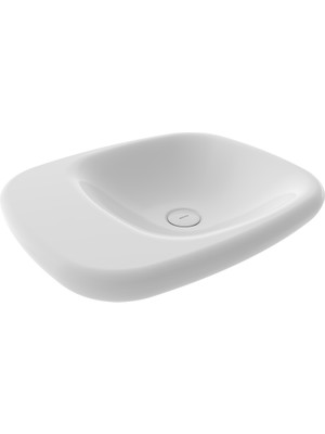 Bocchı Fenıce Çanak Lavabo 54 cm - Deliksiz - Parlak Beya