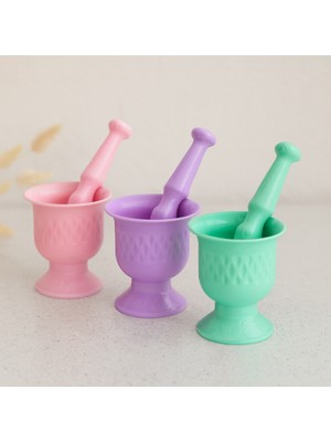 Renas Store Renkli Plastik Havan (Sarımsak Dövecek)