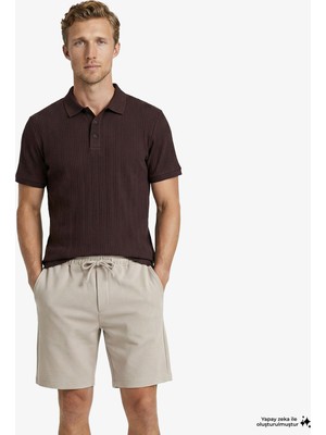 Nautica Erkek Kahverengi Regular Fit Polo Yaka T-Shirt K65303T.2DM