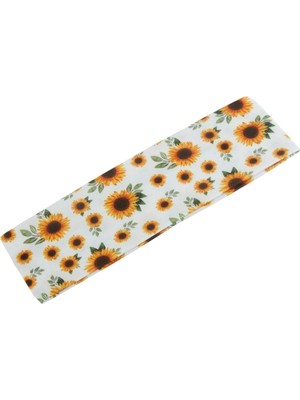 Techora Sale Papatya Desenli Saç Bandı 6 cm