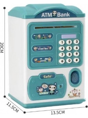 Usm Parmak Izi ve Şifreli Elektronik Atm Kumbara