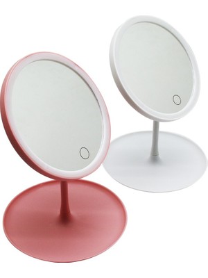 Eseno Select Yuvarlak 3 Kademe Dokunmatik LED Makyaj Aynası Beyaz-Sarı-Günışığı
