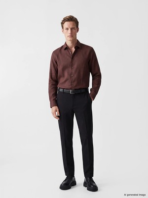 LC Waikiki Southblue Siyah Regular Fit Erkek Pantolon