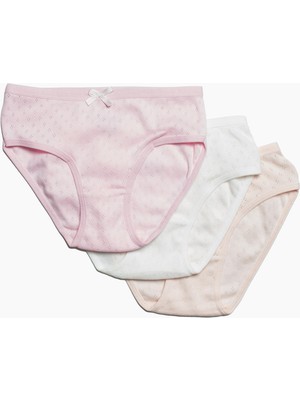 Obje Kız Çocuk Asorti 3'lü Slip