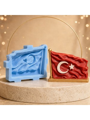 Luce Mondo Craft Silikon Kalıp Türk Bayrağı Modeli