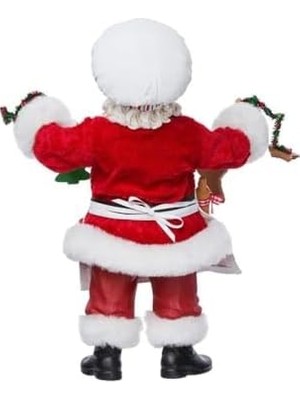 Kurt Adler Fabriche Noel Şefi Noel Baba Heykelcik, 30,5 cm