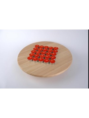 Tealight Mum Seti, Para Mum, Çaydanlık Mumu, Dekorasyon ve Özel Günler Için Fondü Kokulu, Zarif ve Uzun Yanma Süreli Mumlar (32 Adet, Kırmızı)