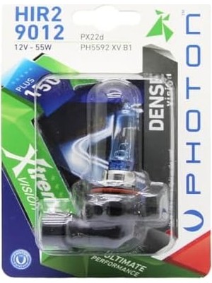 Ampul Hir2 9012 12V 65W Xtreme Vision +%150 Fazla Işık (Tekli Blister) Pht PH5592 Xv B1
