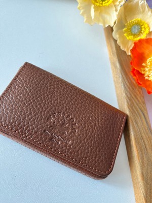 Zirve Hakiki Deri Unisex Mıknatıslı Kartlık