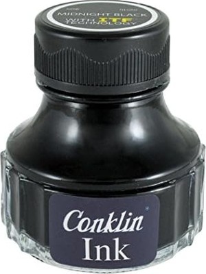 Conklin Mürekkep Serisi CK72124 Midnight Black 90 ml Mürekkep