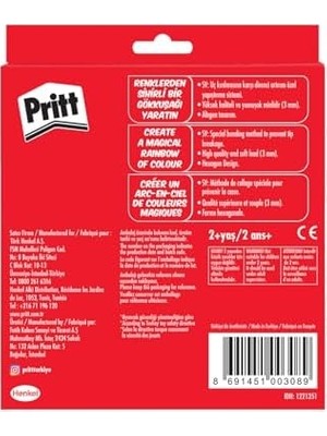 Kuru Boyalar, Canlı Renklerde Boya Kalemi, Açması Kolay ve Dayanıklı Silinebilir Kalem, Yumuşak Mineli Resim Kalemi, Kaliteli Kırtasiye Malzemesi, 24 Renkli Kalem