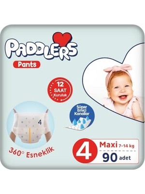 Külot Bebek Bezi 4 Numara Maxi 90 Adet (7-14 Kg) Ekstra Fırsat Paketi