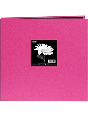 Photo Albums 30,5 x 30,5 cm Kitap, Kumaş Kapak, Pencereli Albüm, Kırmızı, Açık Pembe, 8 Inç x 8 Inç