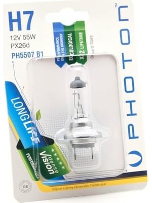 Ampul H7 12V 55W Blister Pht PH5507 B1