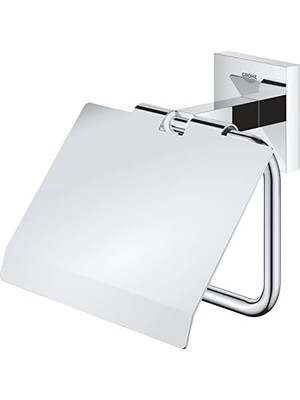 Start Cube Quickfix Tuvalet Kağıtlığı (Kapaklı), Duş, Banyo Aksesuarları, Krom, 41102000
