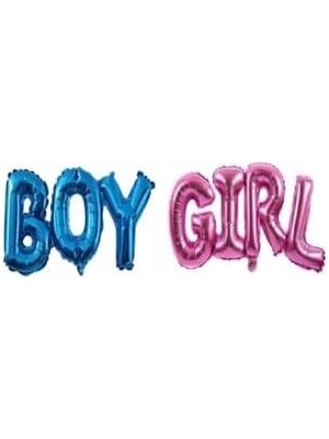 Boy Girl Birleşik Folyo Balon
