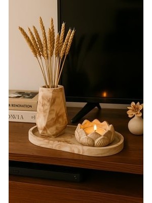 “marble Touch” 3’lü Beton Dekor Set – Modern & Şık Tasarım