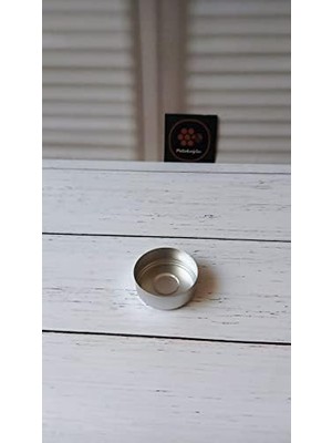 (200 Adet) Boş Alüminyum Tealight Mum Kabı Kabı Standart Boş Kase