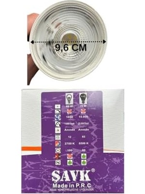 Şavk 11W 6500K Beyaz Işık PAR30 E27 LED Spot Ampul