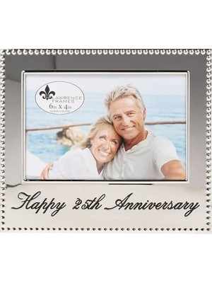 290064 4 x 6 Happy 25TH Anniversary Bilderrahmen