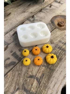 Kabak Mini Altılı Mum Kalıbı (Silikon)