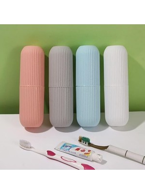 Plastik Dış Fırça Kutusu, Gözlük Kutusu, Kalem Kutusu, 2 Adet (Antrasit Gri)