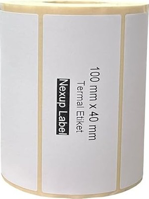 100X40 mm Termal Etiket, Barkod/adres/kargo Termal Etiketleri,  ve Diğer Yazıcılarla Uyumlu